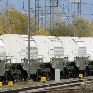 Train de déchets nucléaires