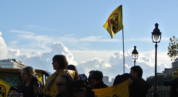 Manifestation antinucléaire à la Bastille