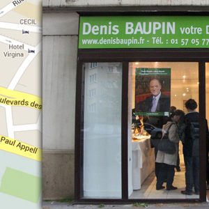 Inauguration du local de Denis Baupin