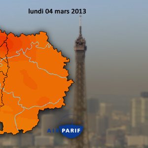 Paris-pollution Indice Airparif