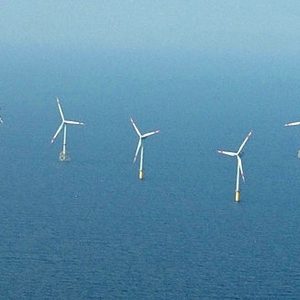 Eoliennes Alpha ventus en Mer du Nord