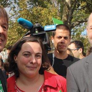 Marche pour le Climat avec Nicolas Hulot et Emma Cosse