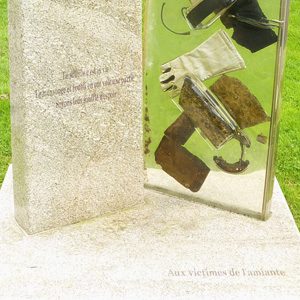 Monuments aux victimes de l'amiante à Brest-Moreau-henri