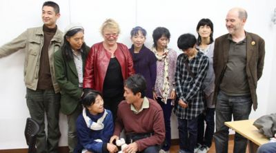 Avec les parents de Fukushima